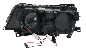 Lampy Reflektory BMW E46 01-05r BIAŁE RINGI CCFL 3
