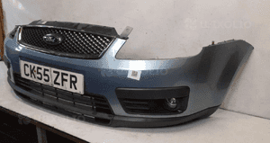 Zderzak przód przedni ford cmax c-max grill halogeny Z3 błękitny 2