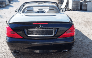 Lotka na klape spoiler mercedes sl R230 eu 1