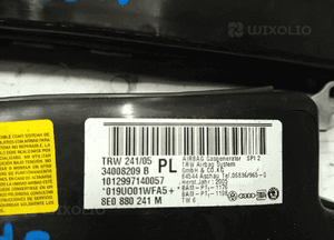 Audi A4 B7 airbag poduszka w fotel prawa lewa 8E0880241M 8E0880242M 2