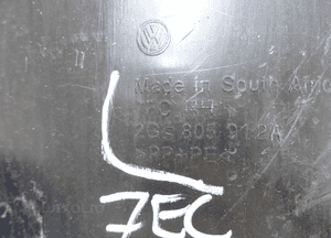NADKOLE PRAWY PRZÓD VW POLO VI 6 2GS 2GS805912A 10