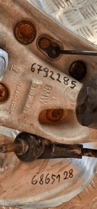BMW F20 F21 ZWROTNICA AMORTYZATOR LEWA LEWY PRZÓD PRZEDNIA 6792285 6865128 15