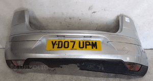 } ZDERZAK TYŁ TYLNY SEAT ALTEA LS7N SREBRNY 1