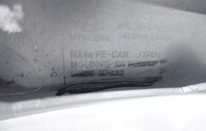 Hyundai tucson iv lift 2024- spoiler listwa dokładka zderzaka tył 8