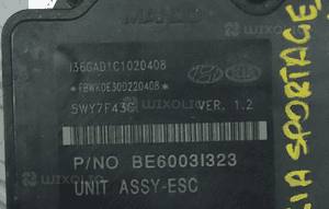 Pompa abs kia sportage iii  5WY7F43C  / BE6003I323 3