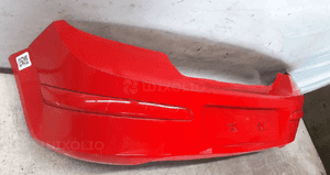 Zderzak przód przedni opel astra h Y547 czerwony 4
