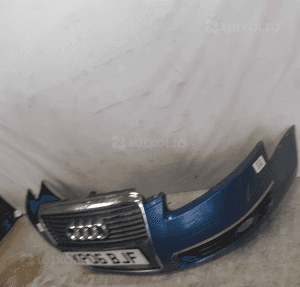 Zderzak przód przedni audi A6 C6 LZ5W niebieski halogeny 3