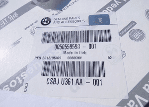 ZESTAW OSŁONA KOMPUTERA ALFA ROMEO GIULIA STELVIO 50559593 ORYGINAŁ 2