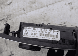 Mercedes W251 W164 panel klimatyzacji grzania foteli A2519063300 5