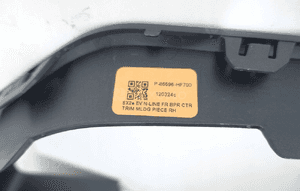 Hyundai kona ii ev n-line 2022- listwa spoiler zderzaka prawy przód 5