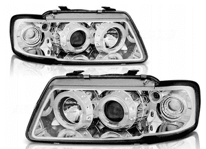 Reflektory lampy do audi A3 8L od 1996 do 2000 roku  soczewki ringi 2