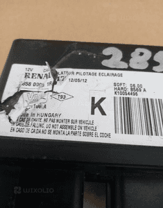Renault Laguna 3 III sterownik xenon modul lamp świateł 285800001R 2