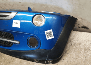 Zderzak przód przedni | mini cooper niebieski błękitny halogeny 4