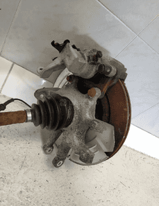 JAGUAR XF X250 3.0 ZWROTNICA PÓŁOŚ TARCZA PIASTA ŁOŻYSKO ZACISK TYŁ TYLNY LEWY 7