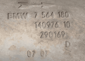 KATALIZATOR TŁUMIK 2,0 benzyna 7564179 BMW 118i E87 E81 E88 E90 139tyś km 7