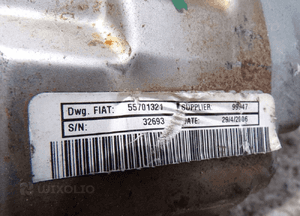 Wspomaganie elektryczne kolumna fiat grande punto biały kabel 55701321 3