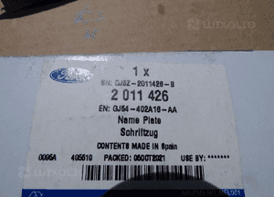 Ford kuga 2016- emblemat znaczek tylny na klapę nowy oryginał 2011426 2