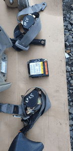 Konsola poduszki pasy AIRBAG  sensor zestaw naprawczy Citroen C5 I 8