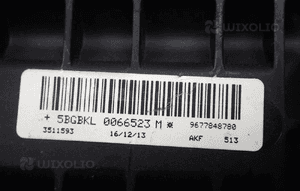 Peugeot 308 ii T9 - 987568180, 0263004465, 9677848780, 9808294680, 9678381877, 98072689ZD, 1303145XZD, 96782700, 9801108980, 98088086XU, 96777660ZD, 9808284180 5