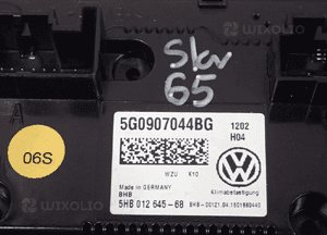 Panel klimatyzacji vw 5G0907044BG 4