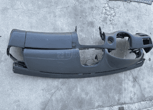 mercedes cl 215 konsola skóra kokpit skórzana szyta nicią 3