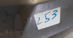 Zderzak przód przedni opel zafira b ii 2 lift fl Z163 szary halogeny 5