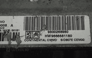 STEROWNIK SILNIKA PEUGEOT CITROEN  9800268980  DOSTĘNE 2 SZTUKI 7