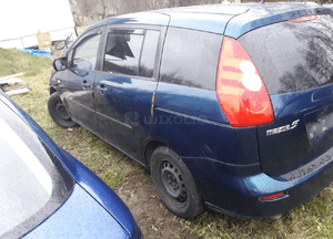 Mazda 5 05-10   Drzwi tylne prawe tył w kolor 32C szyba 3