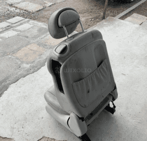 MERCEDES CLK 209 fotel przedni skórzany szary 2