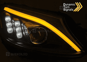 Lampy mercedes c W205 14-18R led bar do jazdy dziennej dynamiczny kier. 7