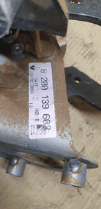 Pedał sprzęgła hamulca Renault Espace IV 8200139603 5