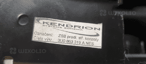 Tunel środkowy podłokietnik skóra skórzany Skoda Superb I 3U0863319A 6