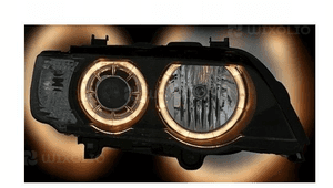 Lampy bmw X5 E53 99-03 rok xenon D2S depo black 4