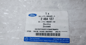 Ford puma ii 2019- listwa dachowa prawa L1TBR60463AB 5