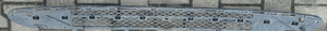 Mercedes W203 W 203 kratka grill w zderzak 2