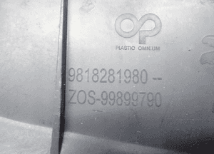 Peugeot partner iv 18- grill atrapa 9818281980 12