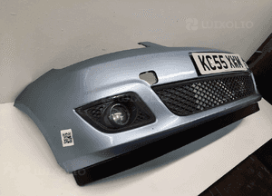 Zderzak przód przedni ford fiesta MK.6 6 vi lift fl J4 błękitny halogeny 5