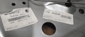 Mechanizm podnośnik szyby lewy tył Skoda Superb I 3U5839751L 5