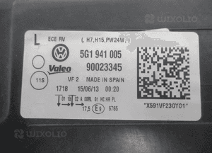 LAMPA PRZEDNIA PRZÓD LEWA VW GOLF VII 7 5G1 2012-2016 19