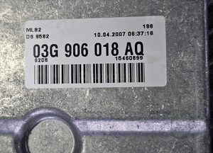 Audi A4 B7 A6 C6 komputer sterownik silnika 03G906018AQ 2
