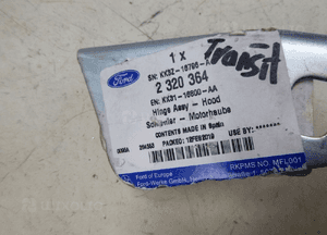 Ford transit tourneo custom zawias maski nowy 11