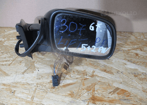 Lusterko prawe przód przednie peugeot 307 lift 52 pin 7 pin 3