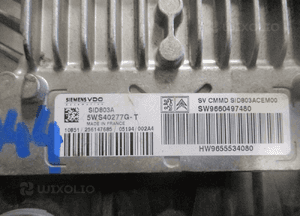 STEROWNIK SILNIKA PEUGEOT 307 2.0 HDI 5WS40277G 2