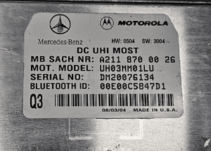 Mercedes W169 A moduł sterownik Bluetooth A2118700026 A2118702726 2