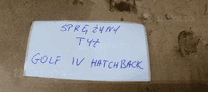 Sprężyny sprężyna tył tylne 2SZT VW Golf IV 4 HB 6