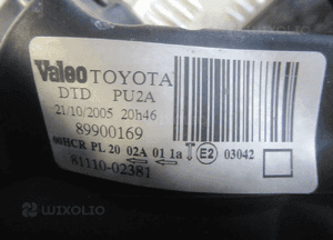 Lampa przednia przód prawa toyota corolla E12 hb lift 2004-2007 17