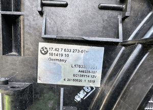 Chłodnica chłodnice wentylator bmw 640i 740i F06 F12 F13 F01 jak nowe 3