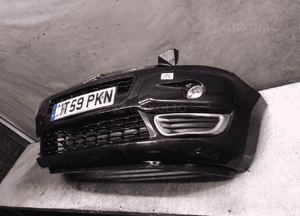 Zderzak przód przedni citroen C3 picasso ktv ktvd czarny halogeny 2