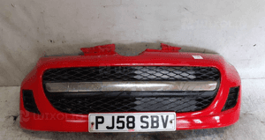 Zderzak przód przedni do peugeot 107 lift kkn czerwony 1