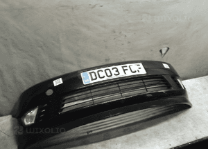 Zderzak przód przedni ford fiesta MK.6 vi halogeny D2 czarny 4